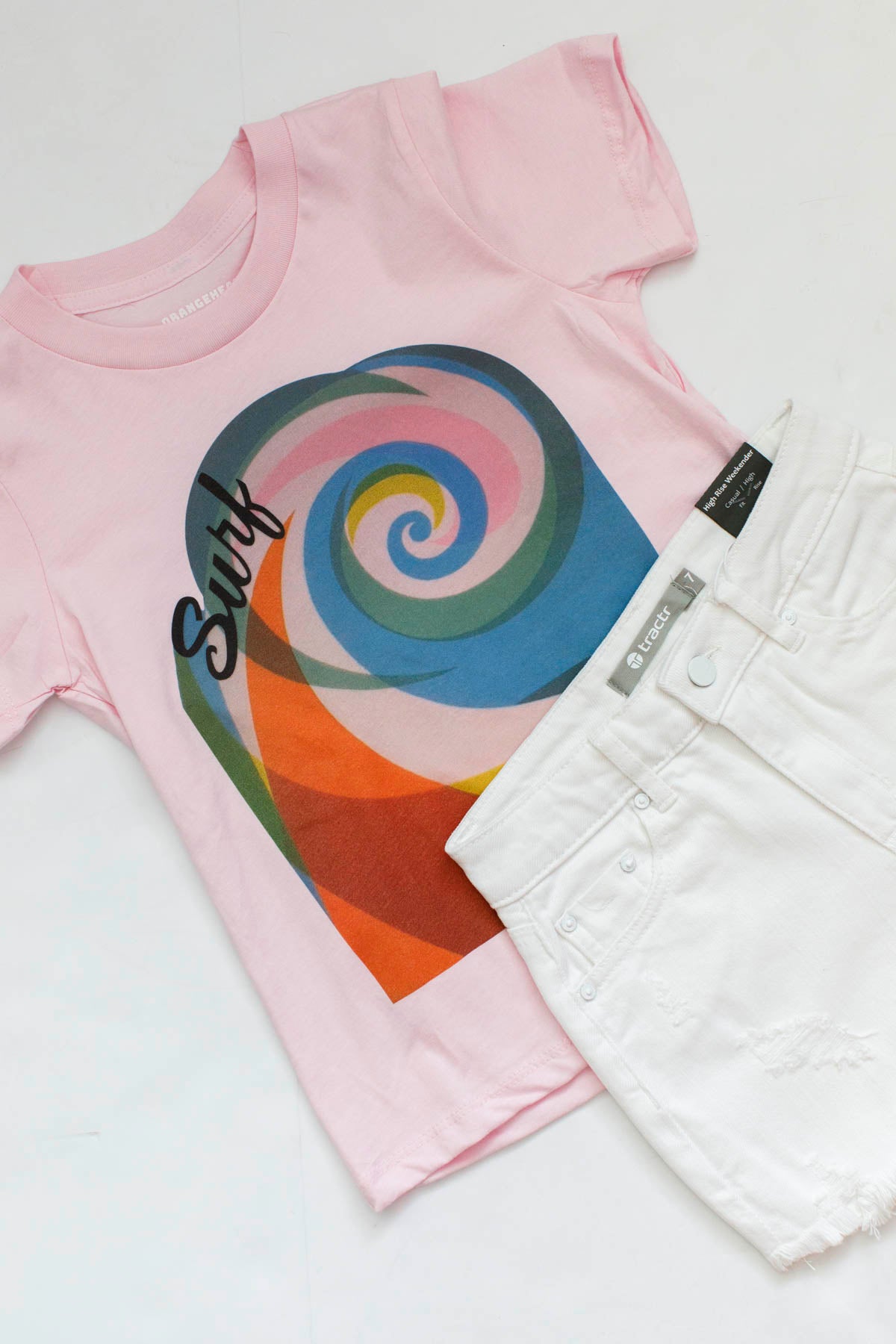 Pink Wave Tween Graphic Tee