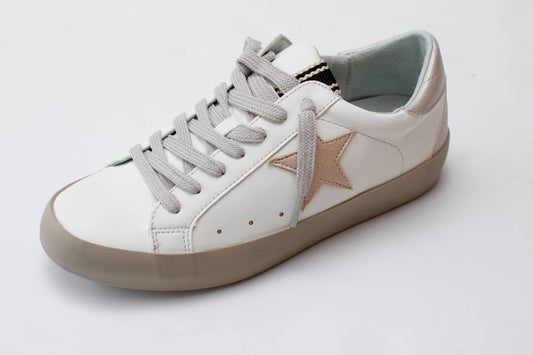 Paula Light Pink Star Sneakers