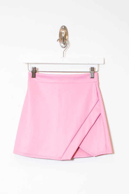 Leather Asymmetrical Skirt (Tween) - CC