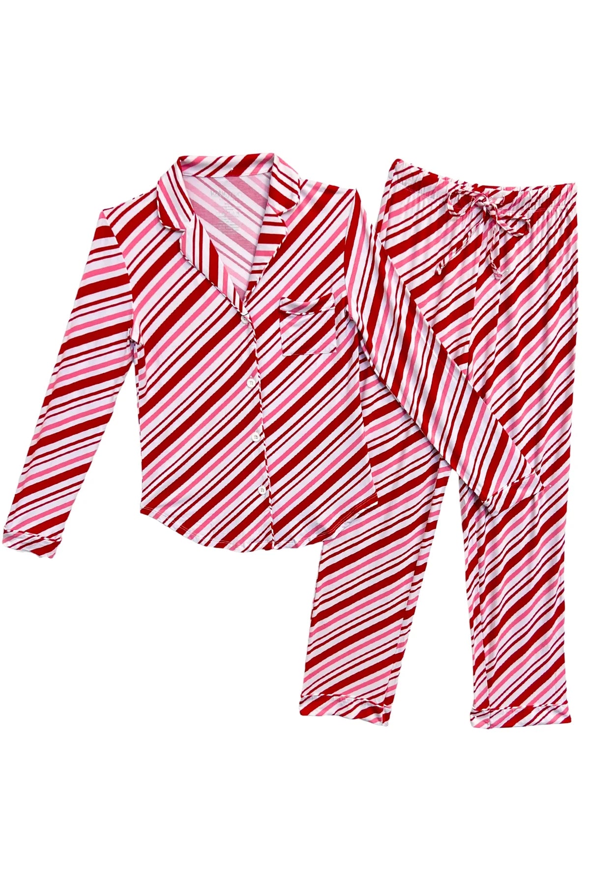 Maia Candy Cane Pant Set (Tweens) - KatieJ