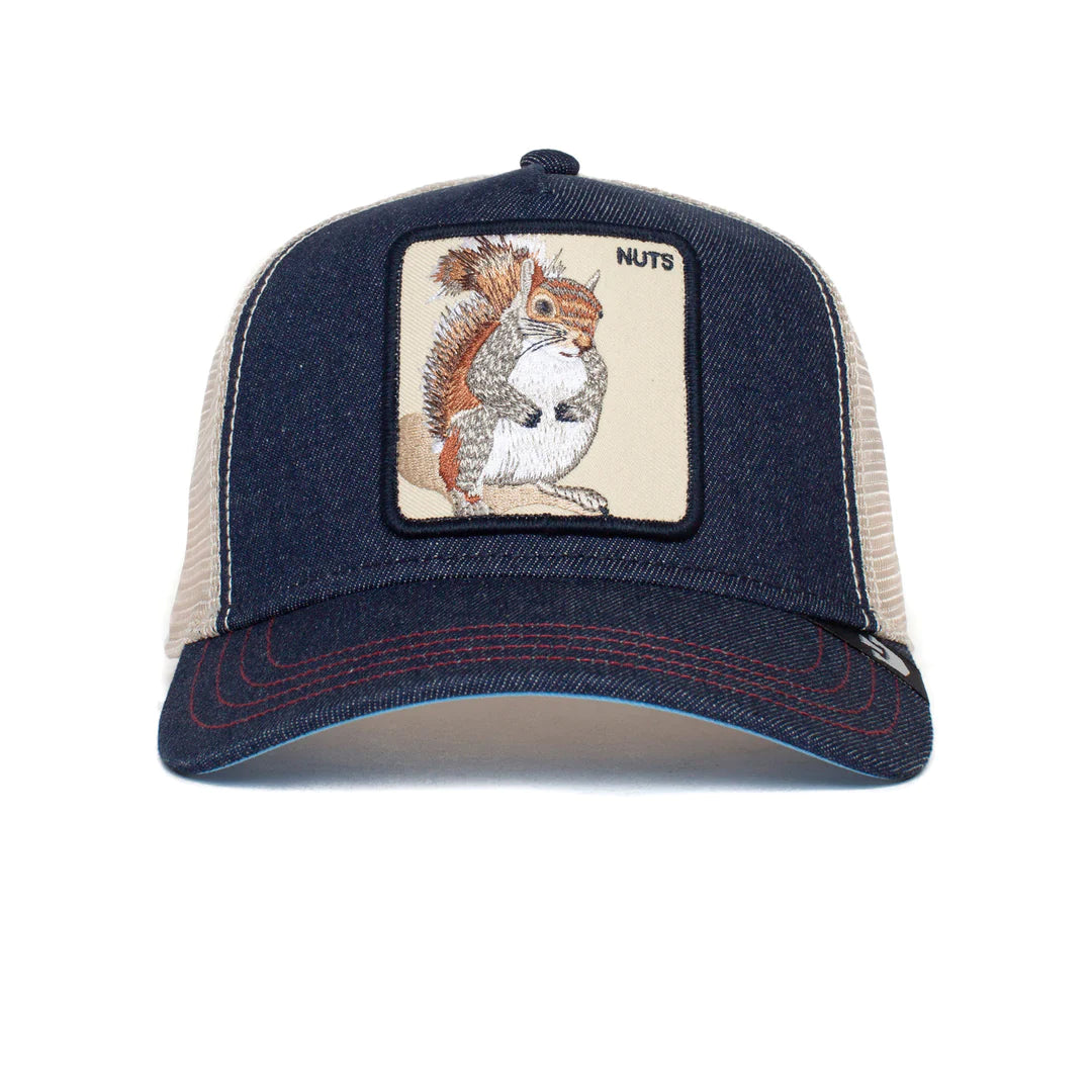 The Nuts Squirrel Navy Trucker Hat - Goorin Bros