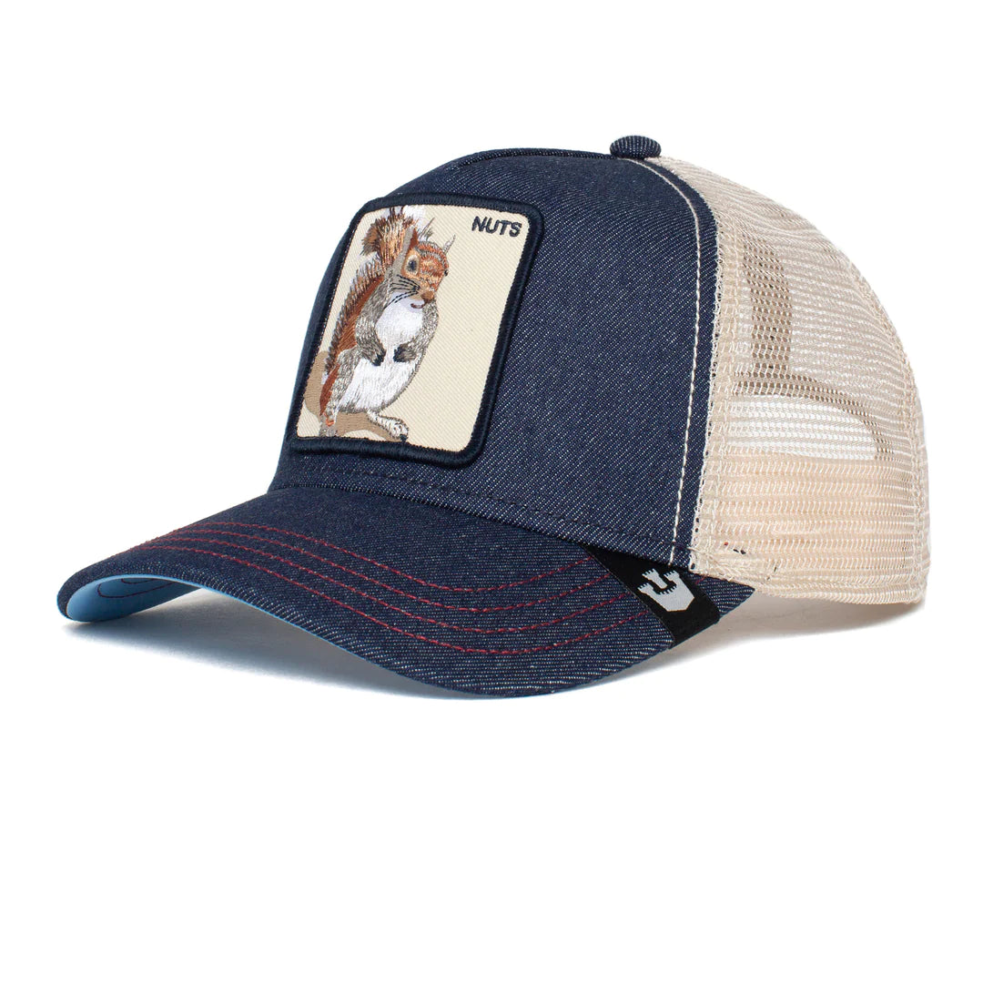 The Nuts Squirrel Navy Trucker Hat - Goorin Bros