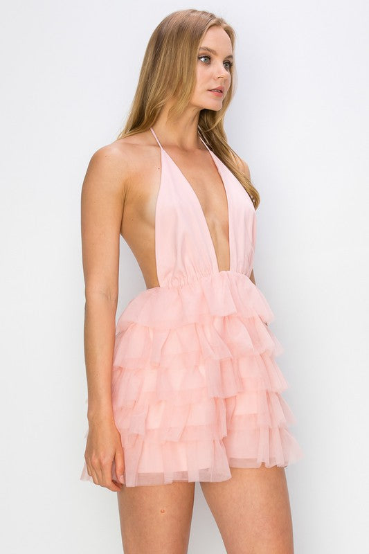 Ashley Tiered Ruffle Mini Dress
