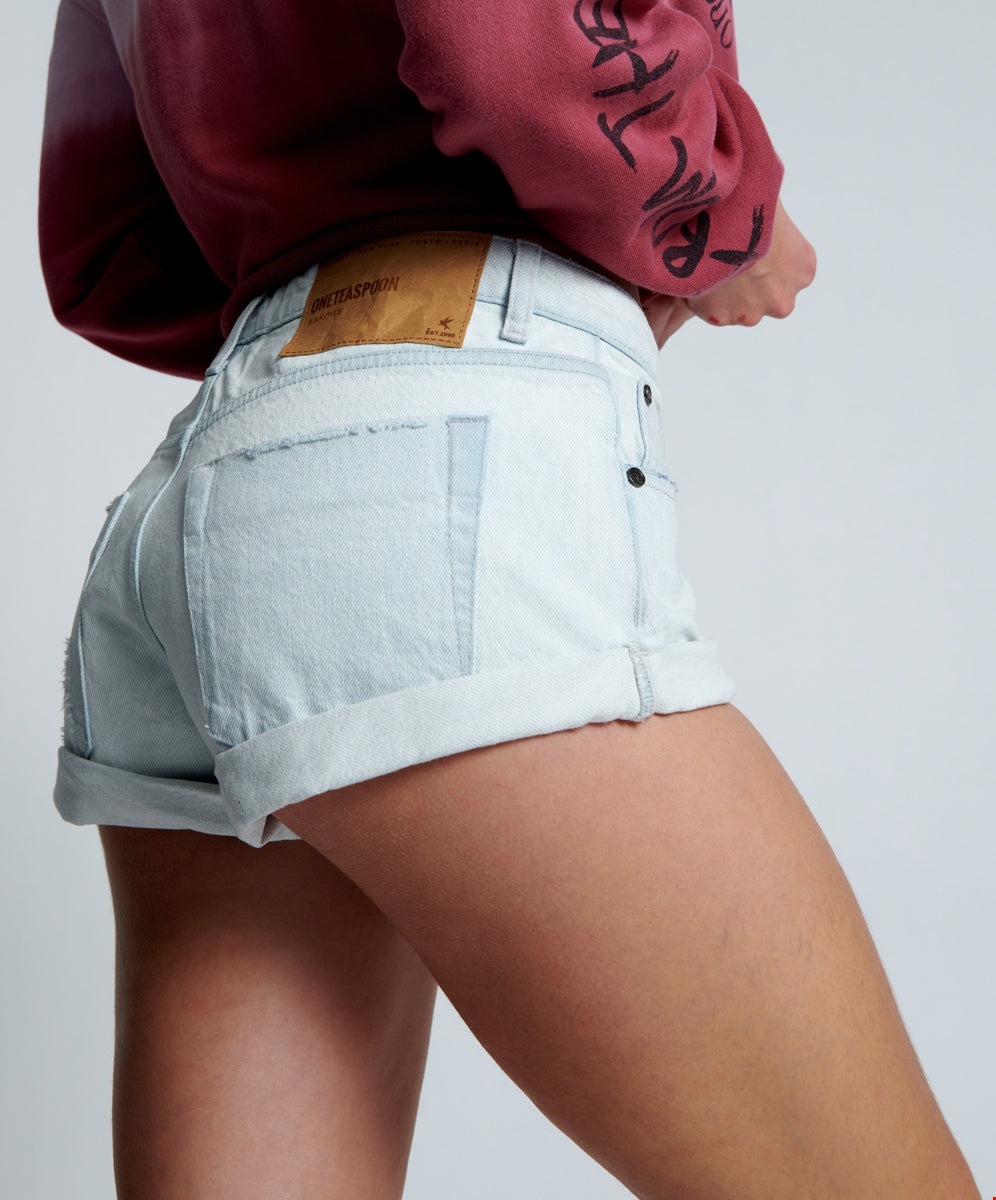 One Teaspoon Vanilla Sky Bandits Low Waist Shorts