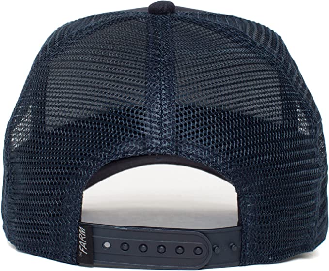 The Lone Wolf Navy Trucker Hat - Goorin Bros