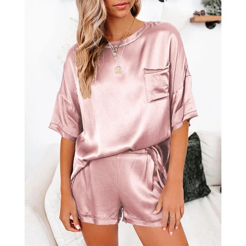 Satin Pajamas Set