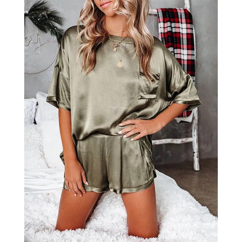 Satin Pajamas Set