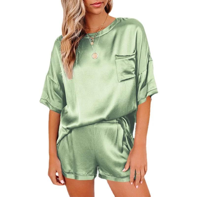 Satin Pajamas Set
