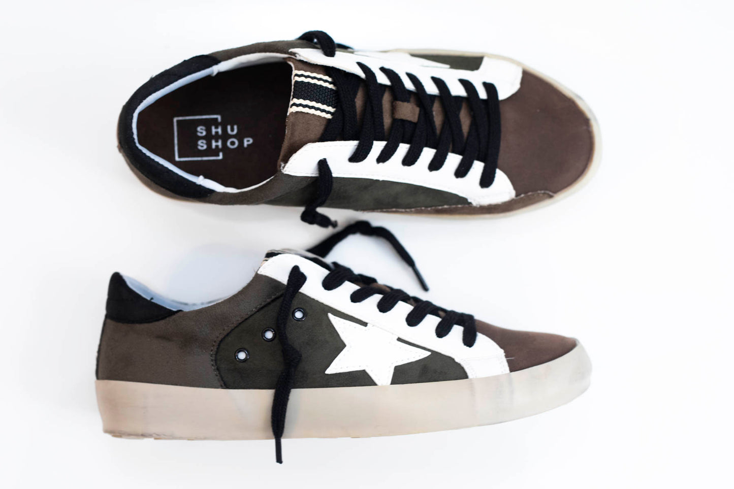 Green Pamela Star Sneakers