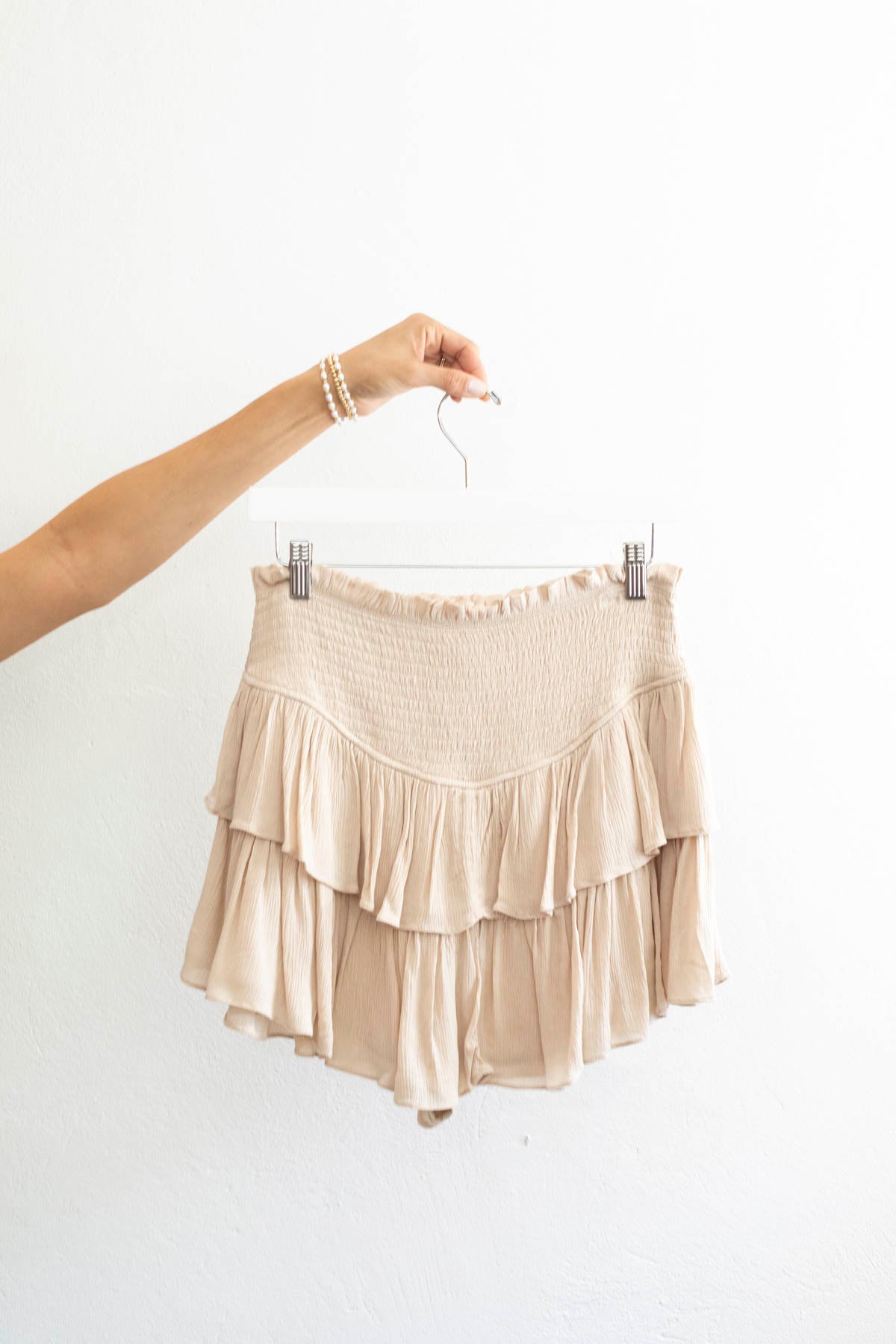 MS W Ruffle Skirt With Shorts