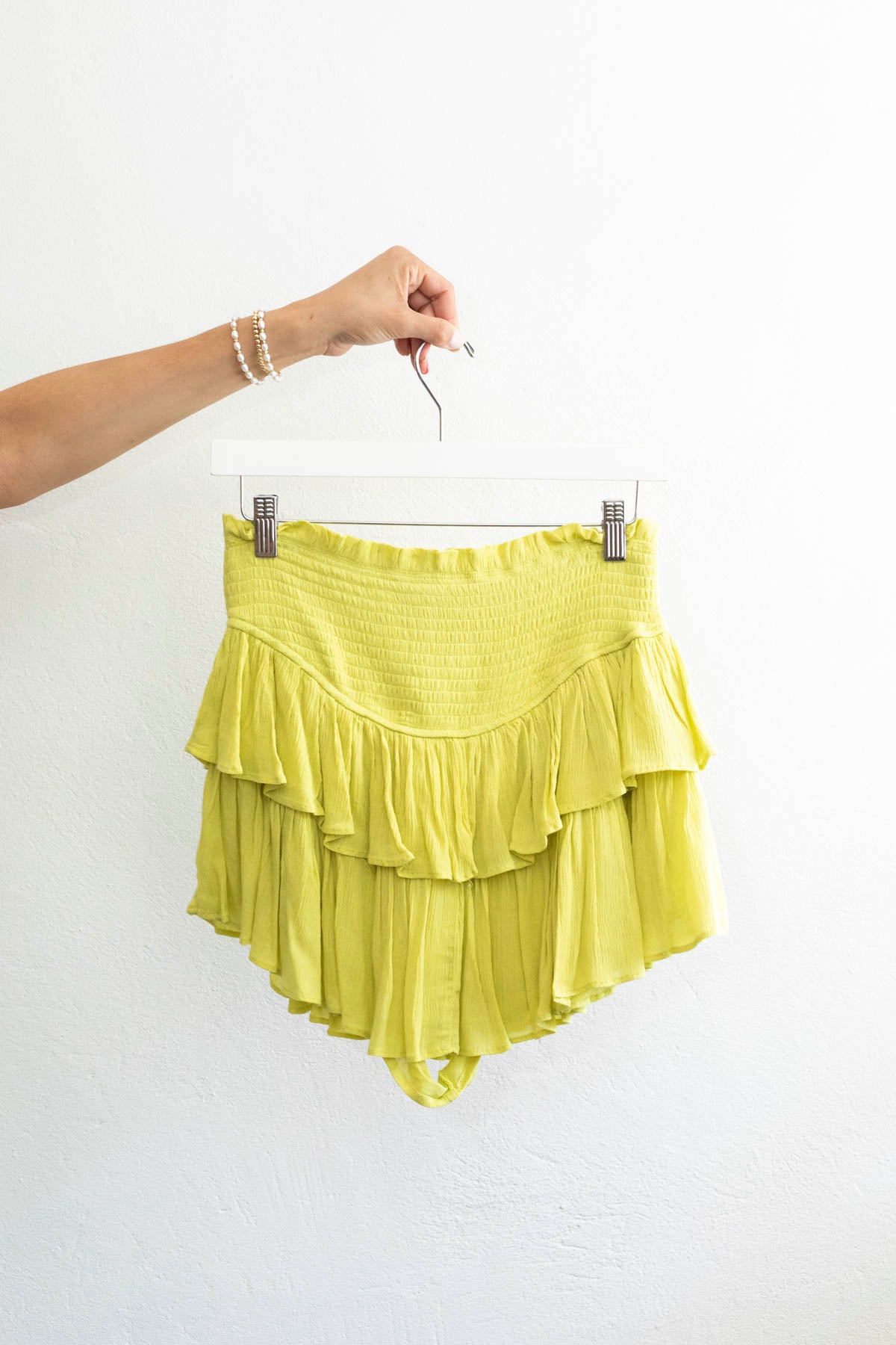 MS W Ruffle Skirt With Shorts