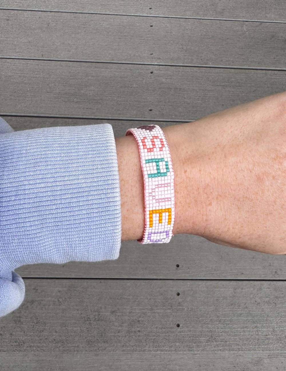 Saved Micro Bead String Bracelet