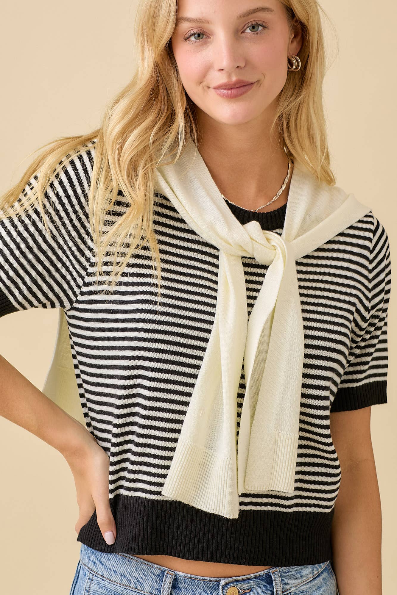 Seaside Stroll Knit Top