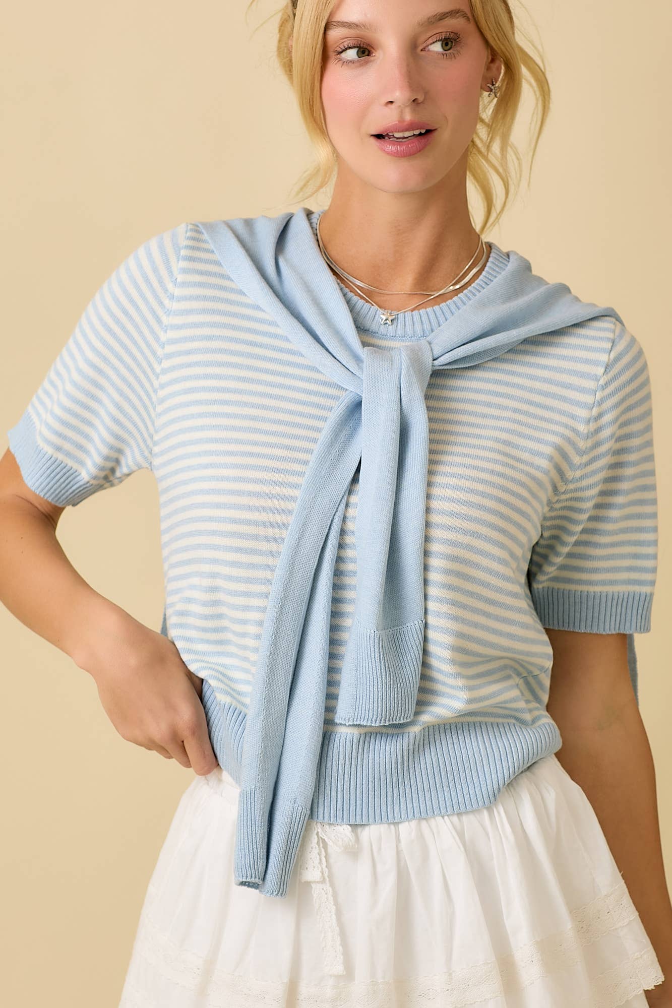 Seaside Stroll Knit Top