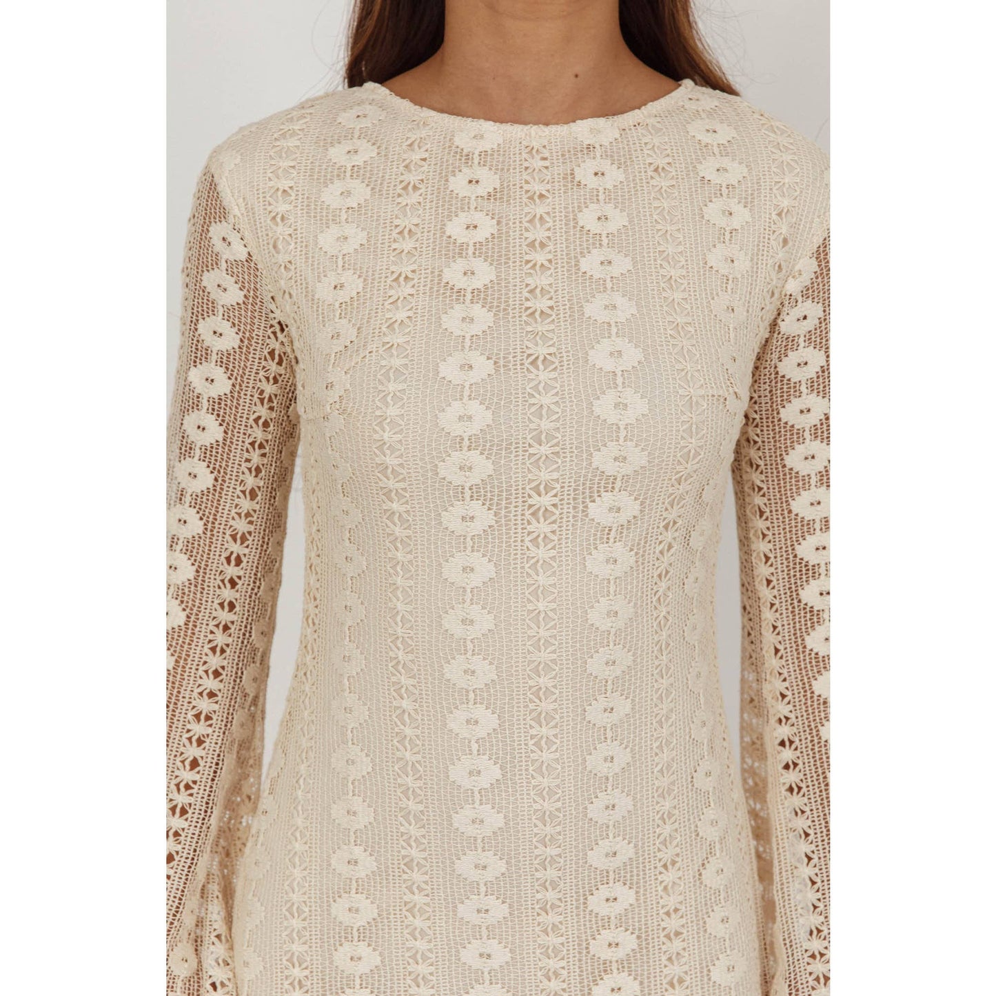 The Noelle Lace Mini Dress