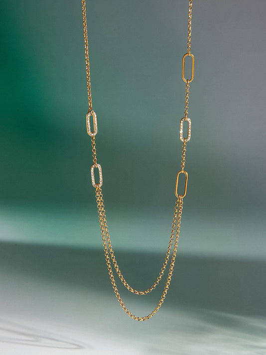 Vion Layered Chain Necklace
