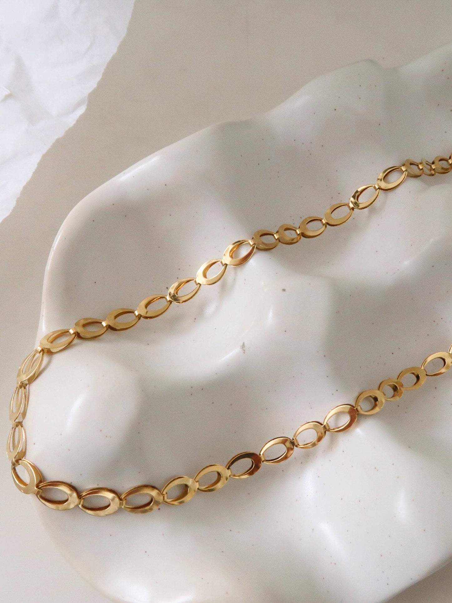 Thessaly Oval Link Chain Necklace