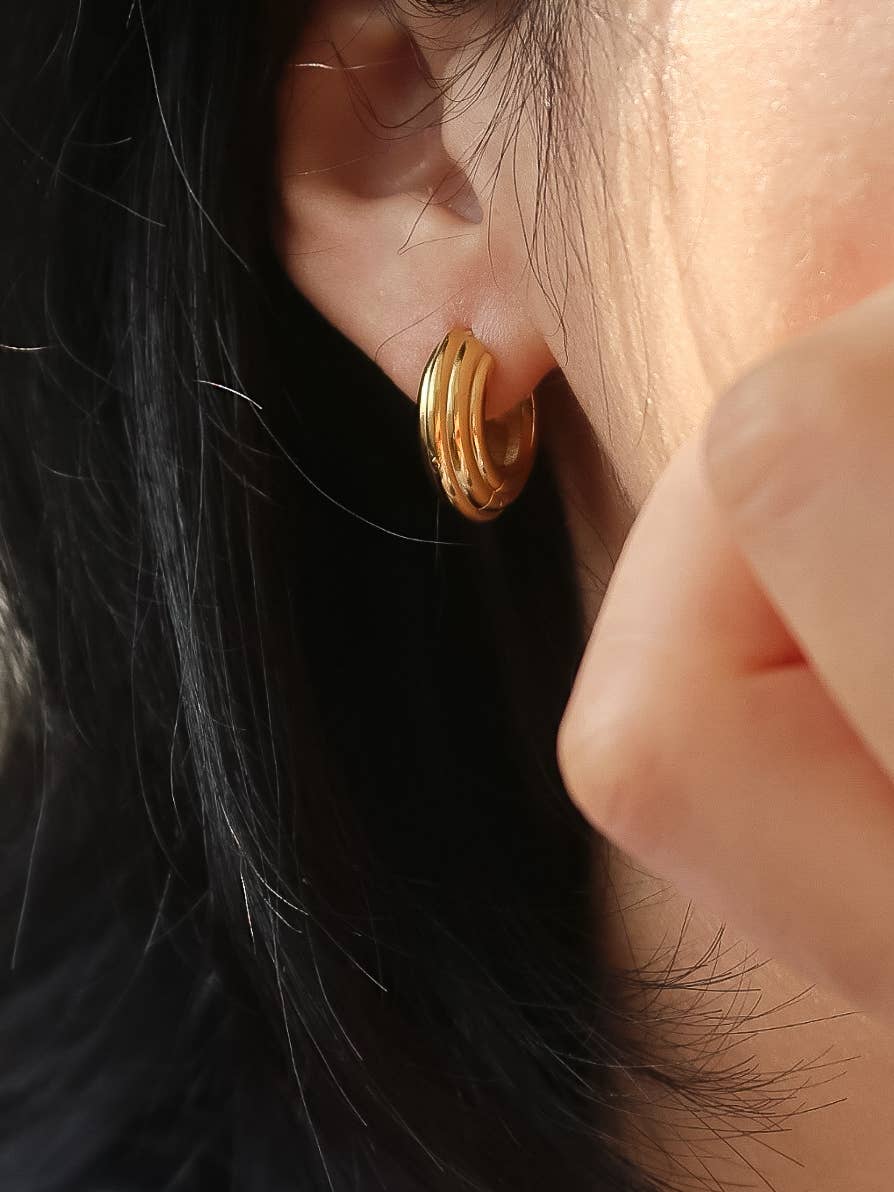 Juliette Chunky Hoop Earrings