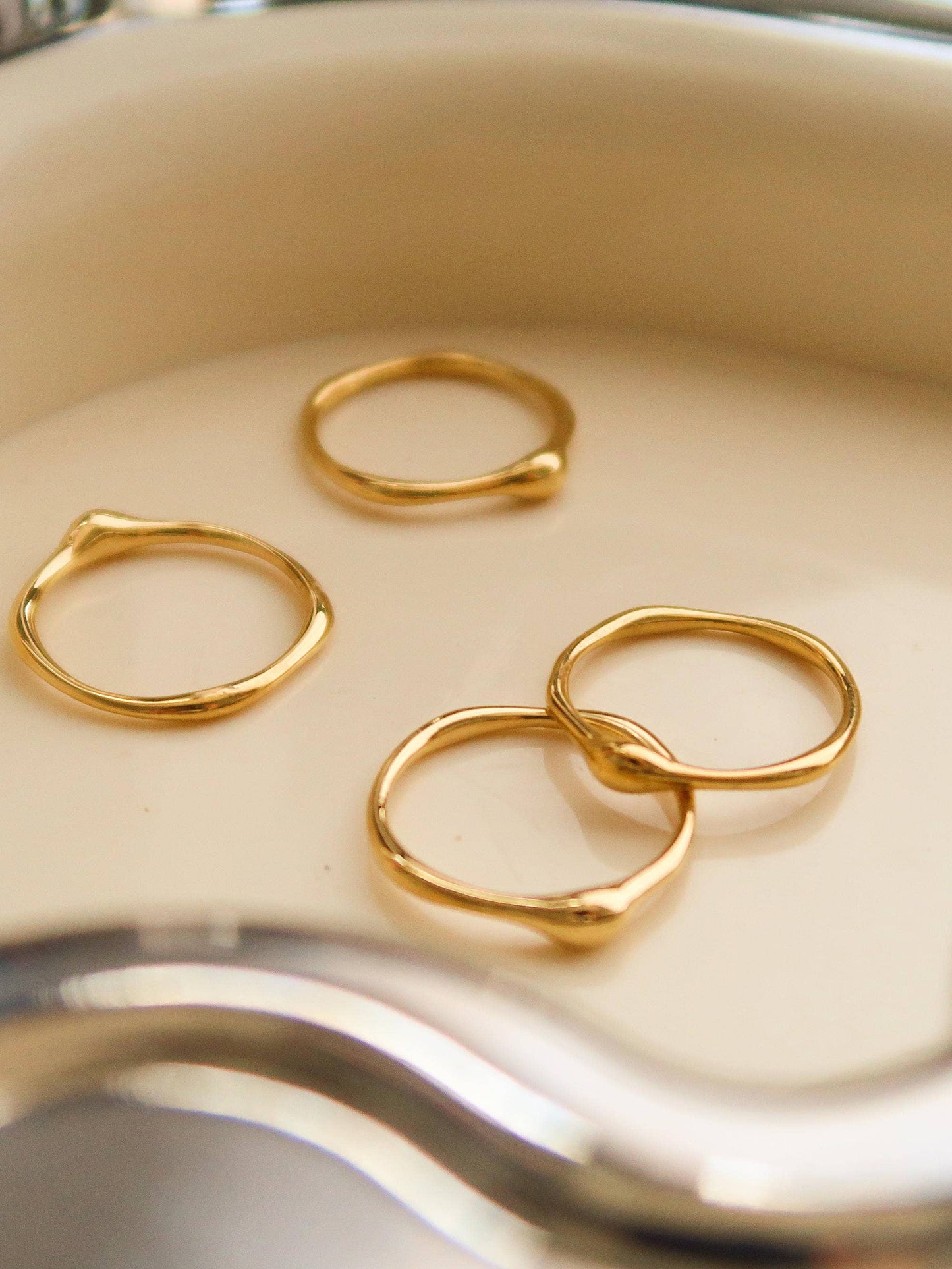 Rowena Minimalist Band Rings