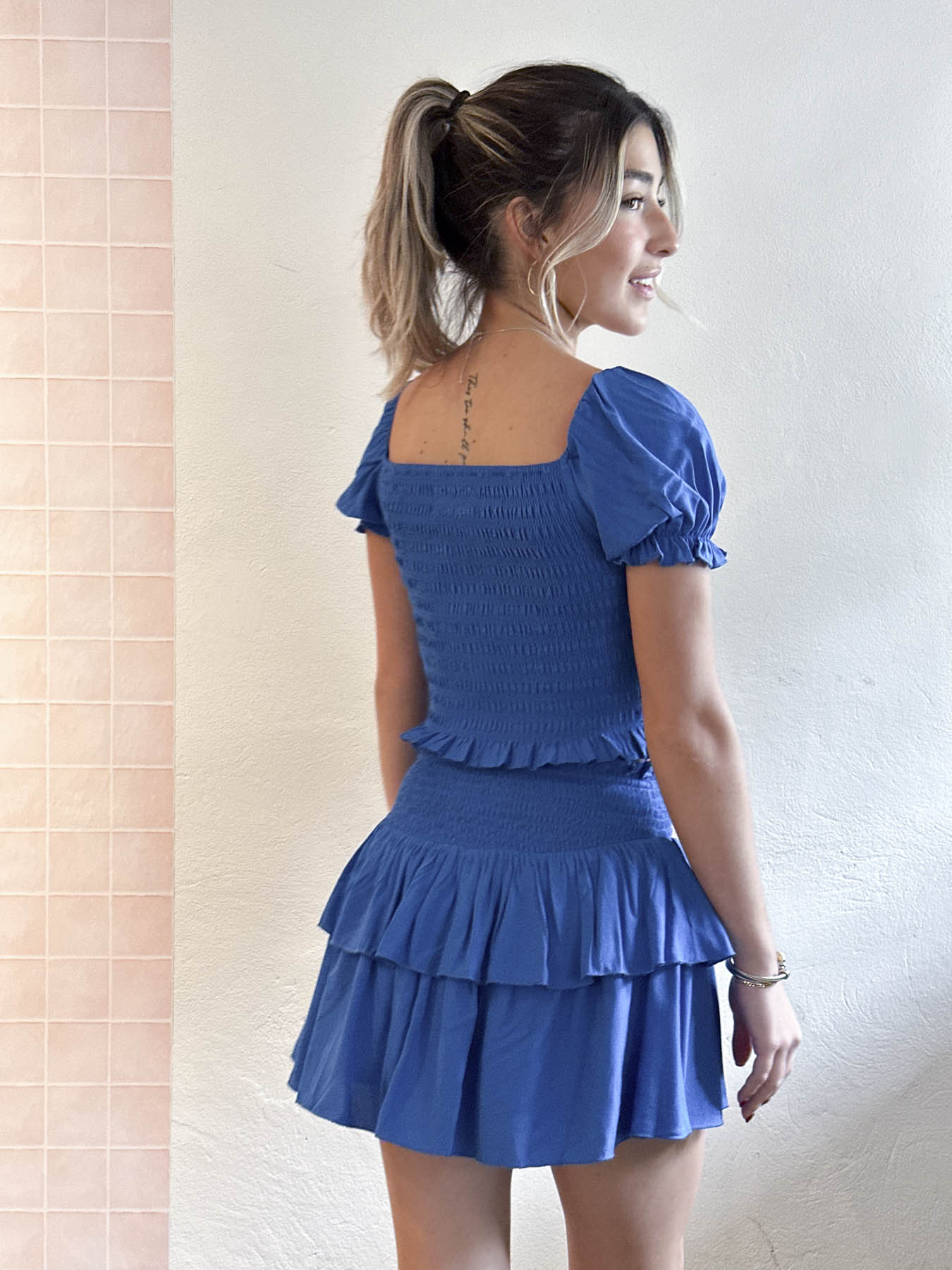 Mykonos Blue Marlee Tween Top