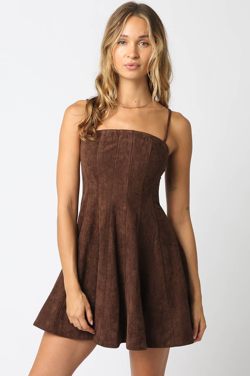 Litzy Suede Dress