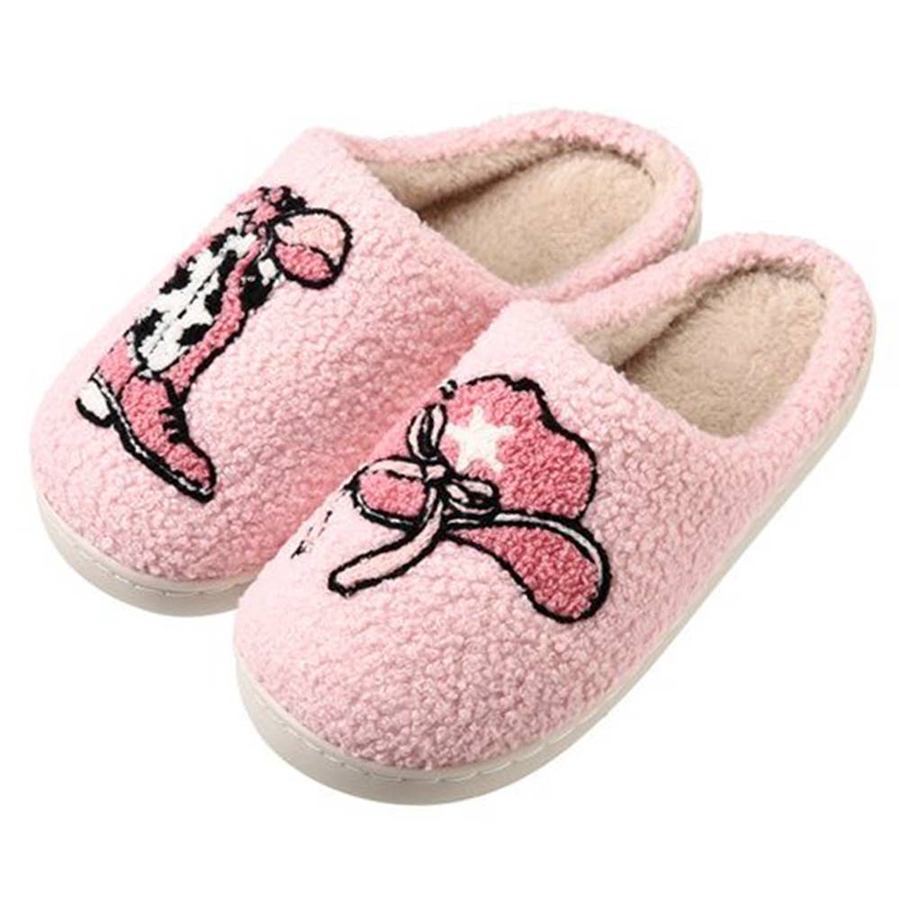 Western Boots & Hat Slipper