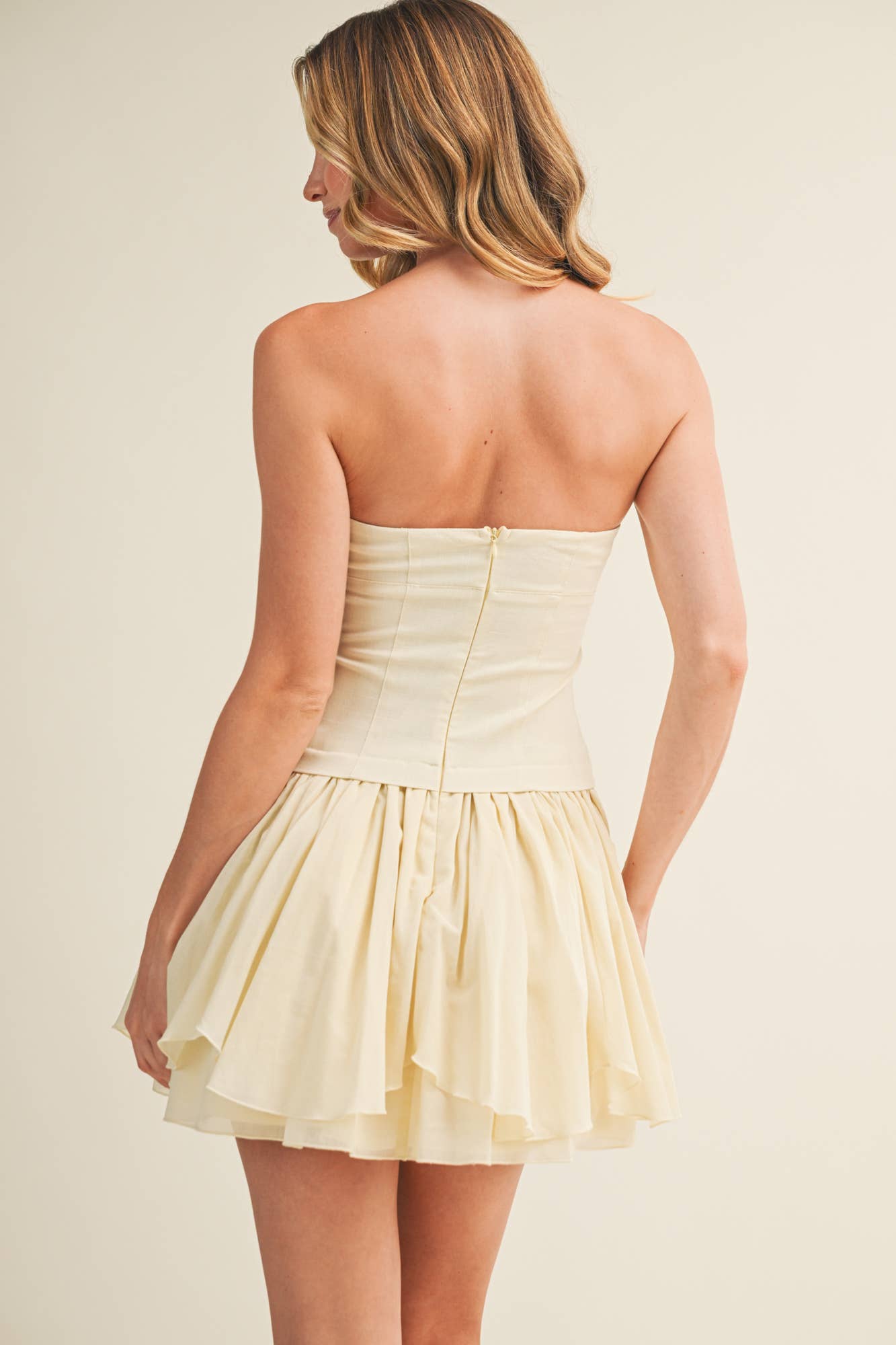 Sunlit Whisper Mini Dress