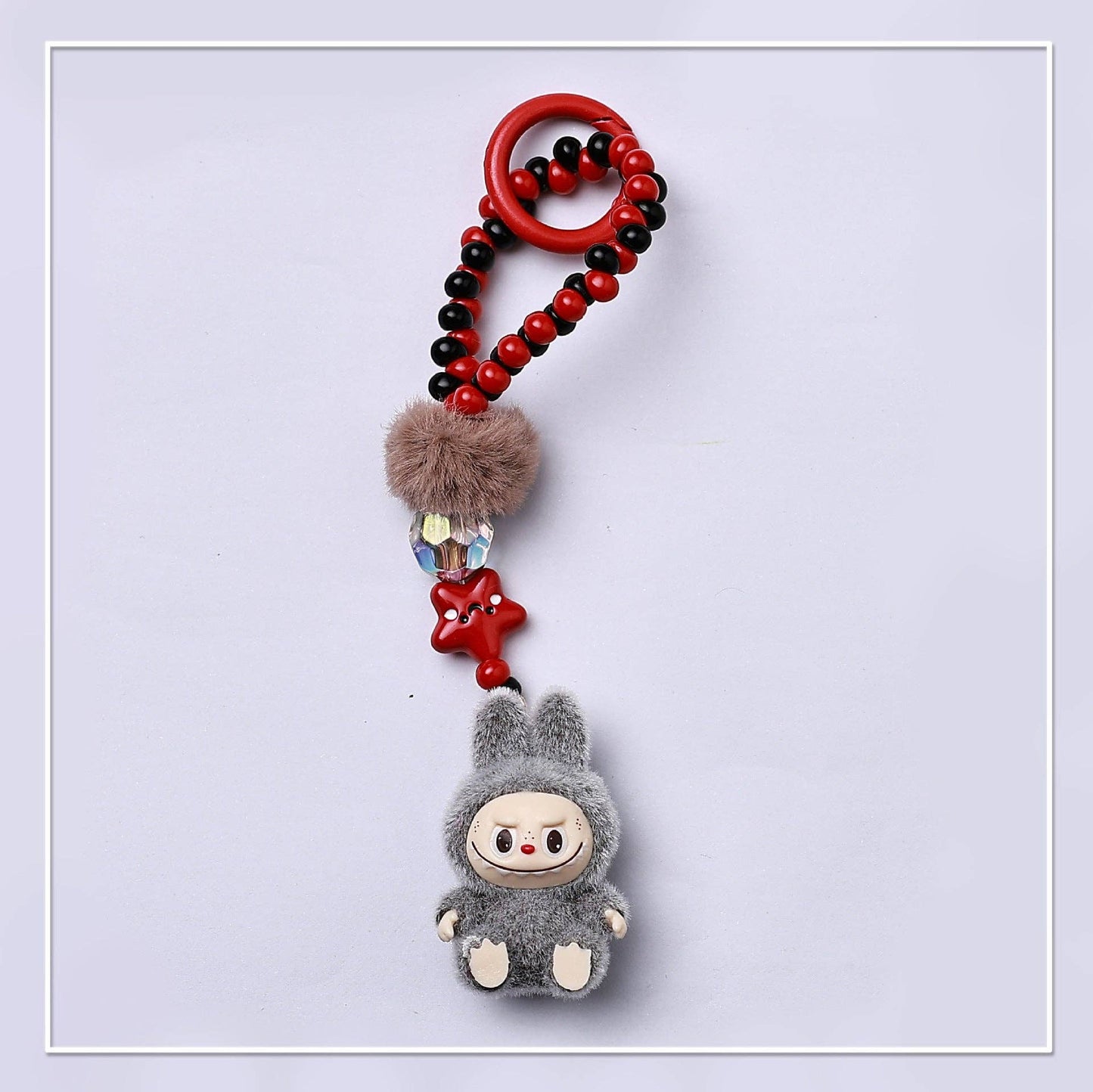 Beaded Labubu Keychain