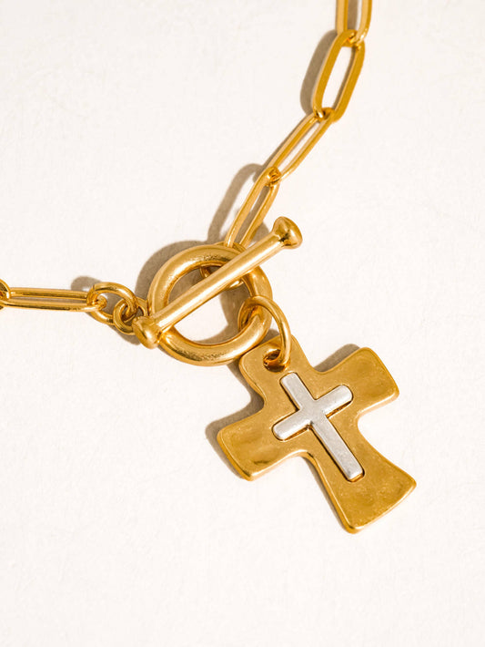 Royale Vintage Cross Necklace