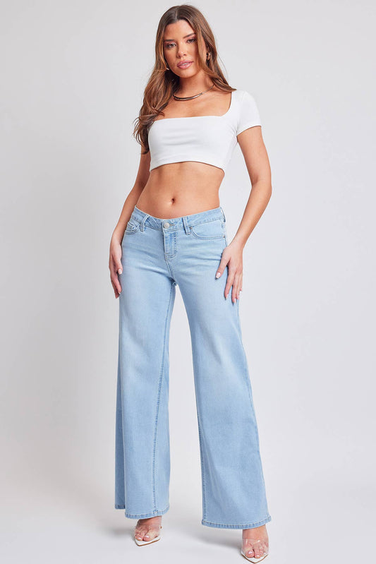 Junior Low Rise Wide Leg Jeans