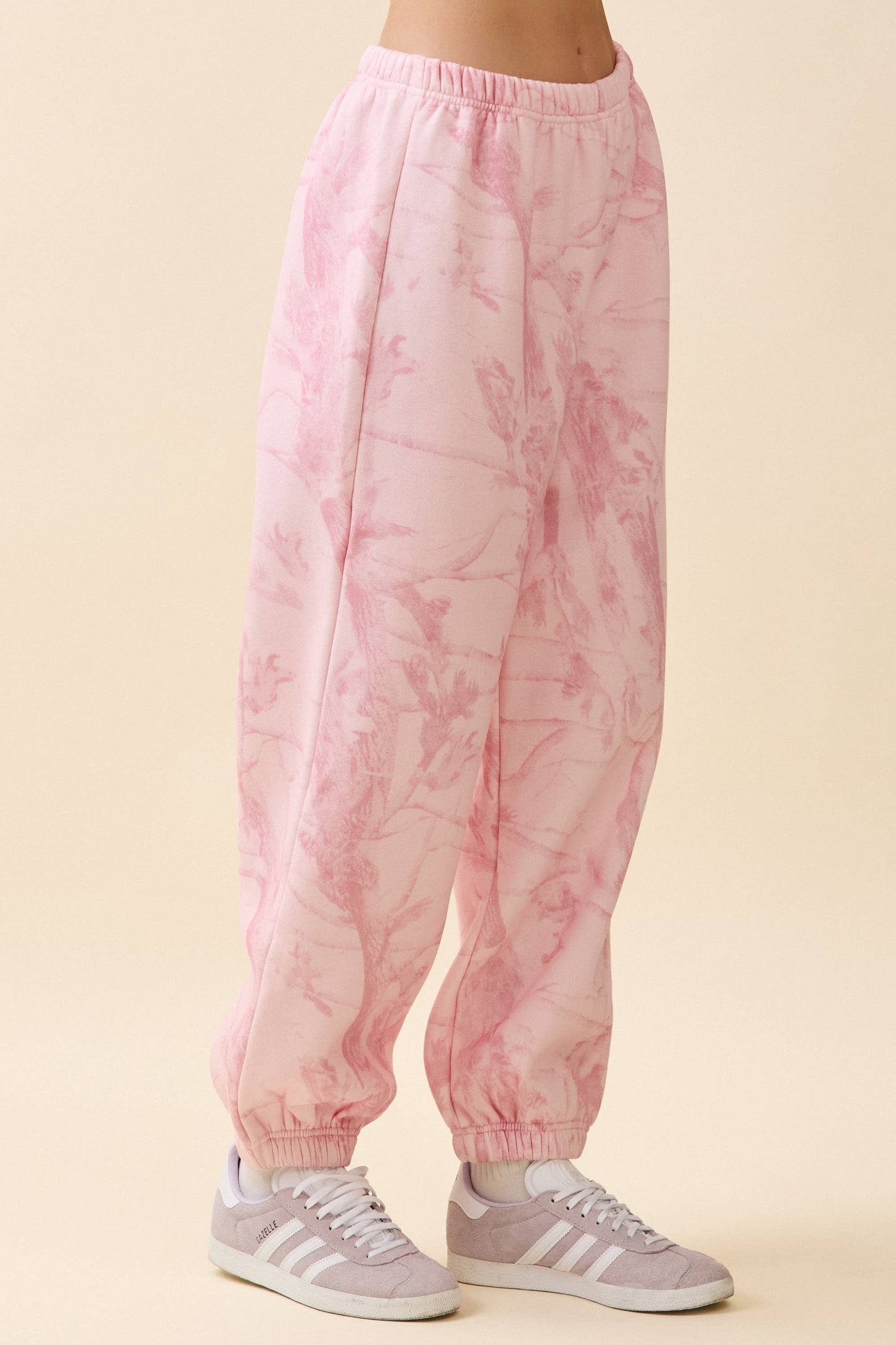 Pink Camo Jogger Sweatpants
