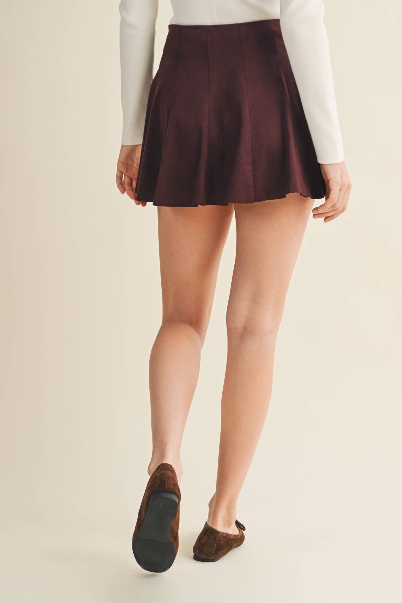 Zip Flare Skort