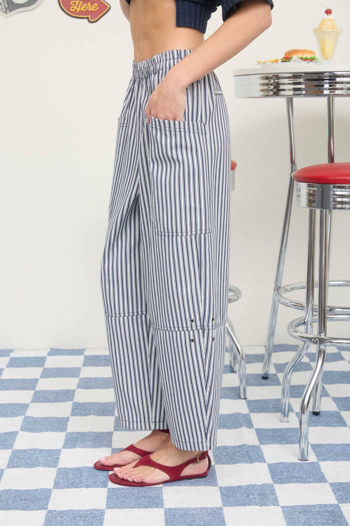 Seaside Stripe Relaxed Pants