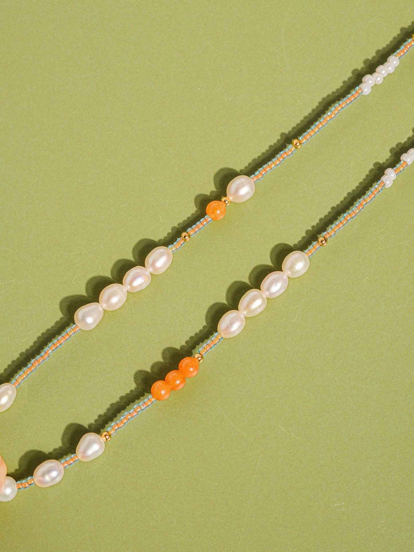 18K Handmade Odette Bohemian Stack Beaded Necklaces