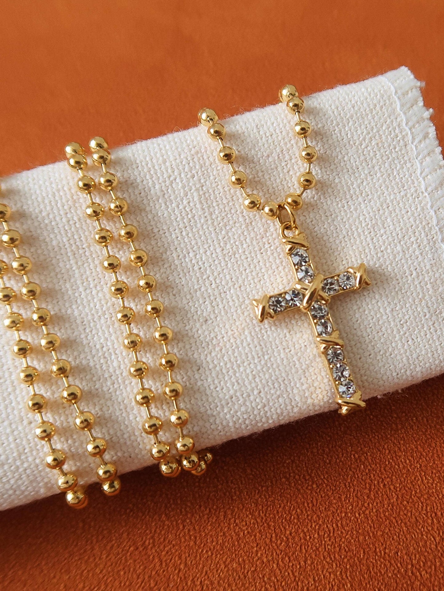 Selma Cross Pendant Necklace