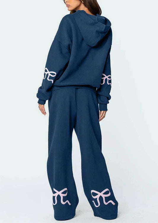 Midnight Bow Lounge Set