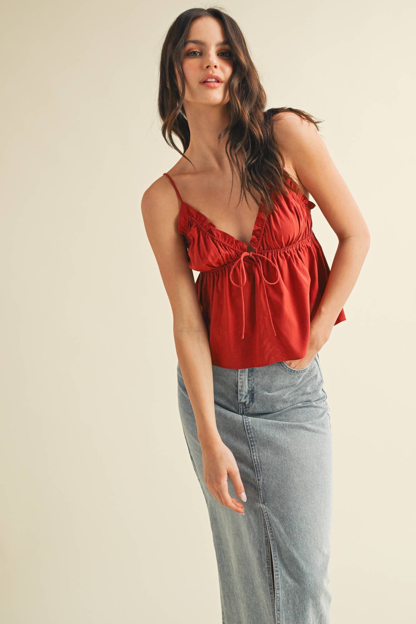 Marsala Muse Cami Top