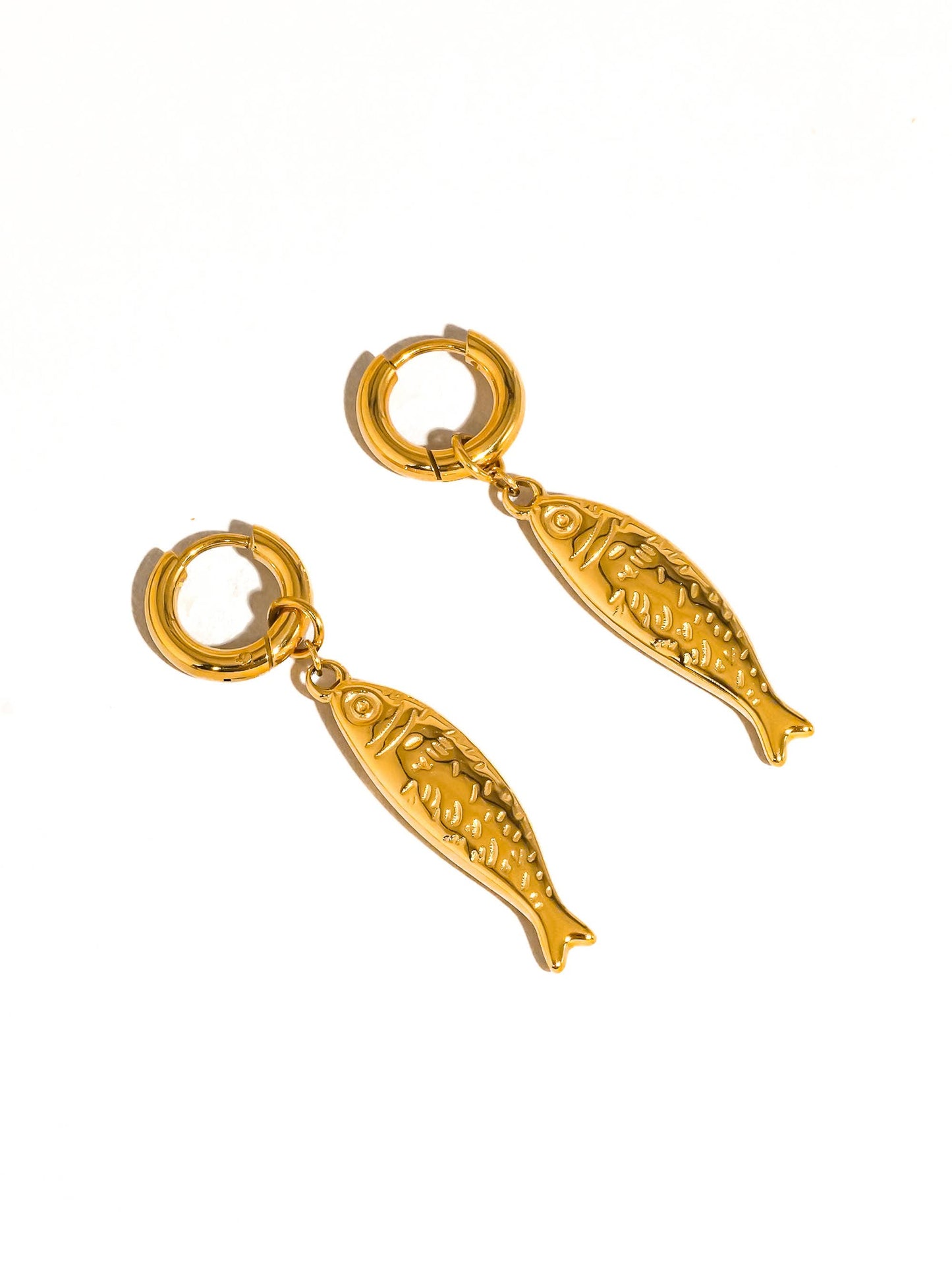 Nibe Fish Hoop Earring