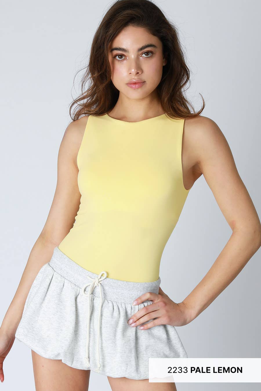 Everyday Seamless Boat Neck Tank Top