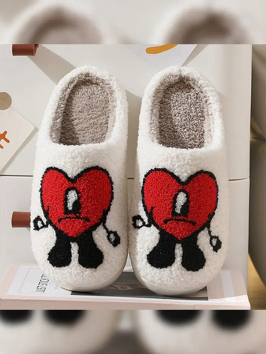 Bad Bunny Fluffy Slippers