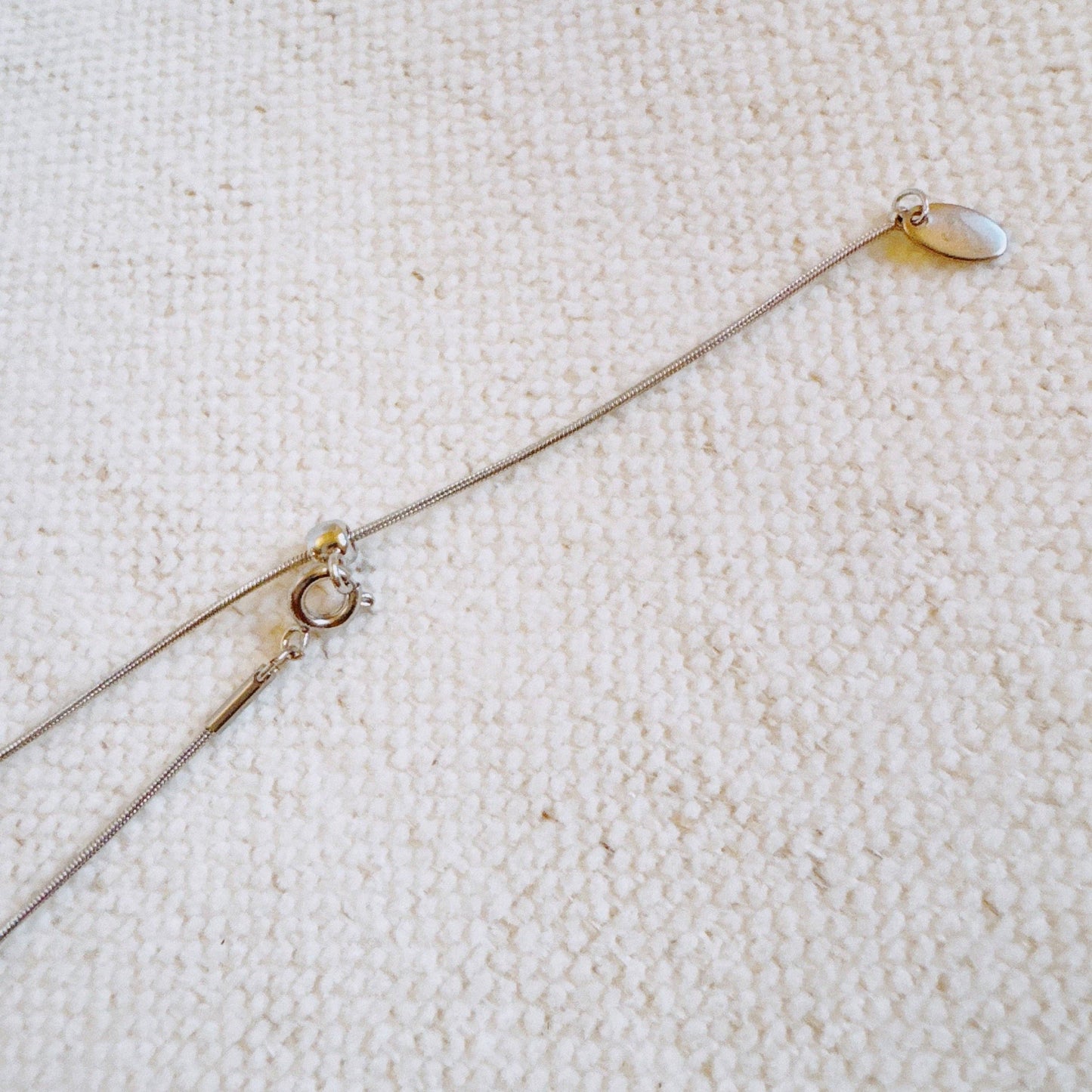 Two-Tone Petite Heart Pendant Necklace