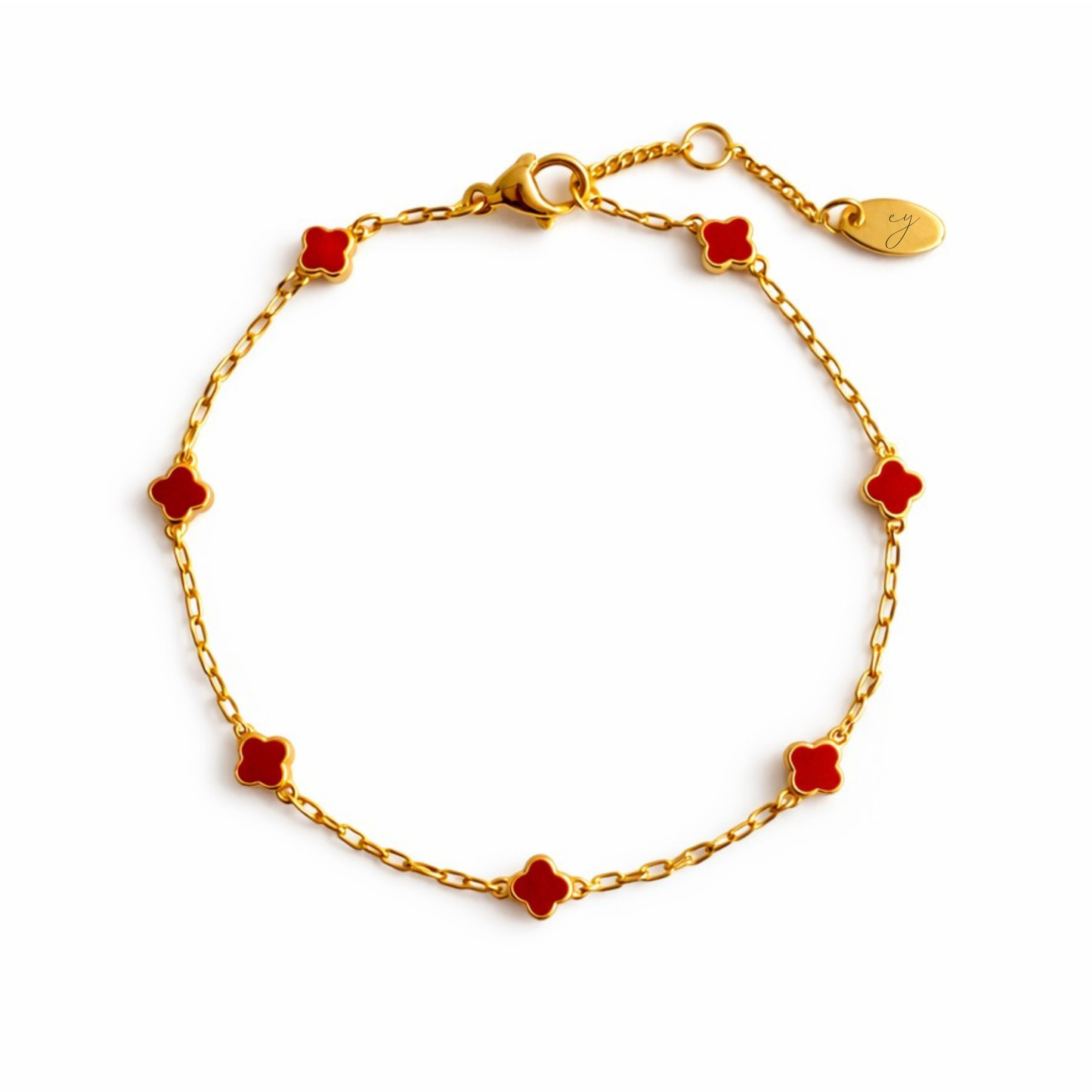 Petite Clover Single Layer Bracelet