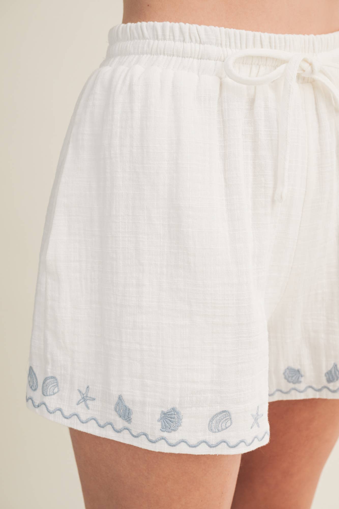 Seaside Motif Shorts