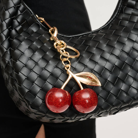 Faye Cherry Keychain Charm