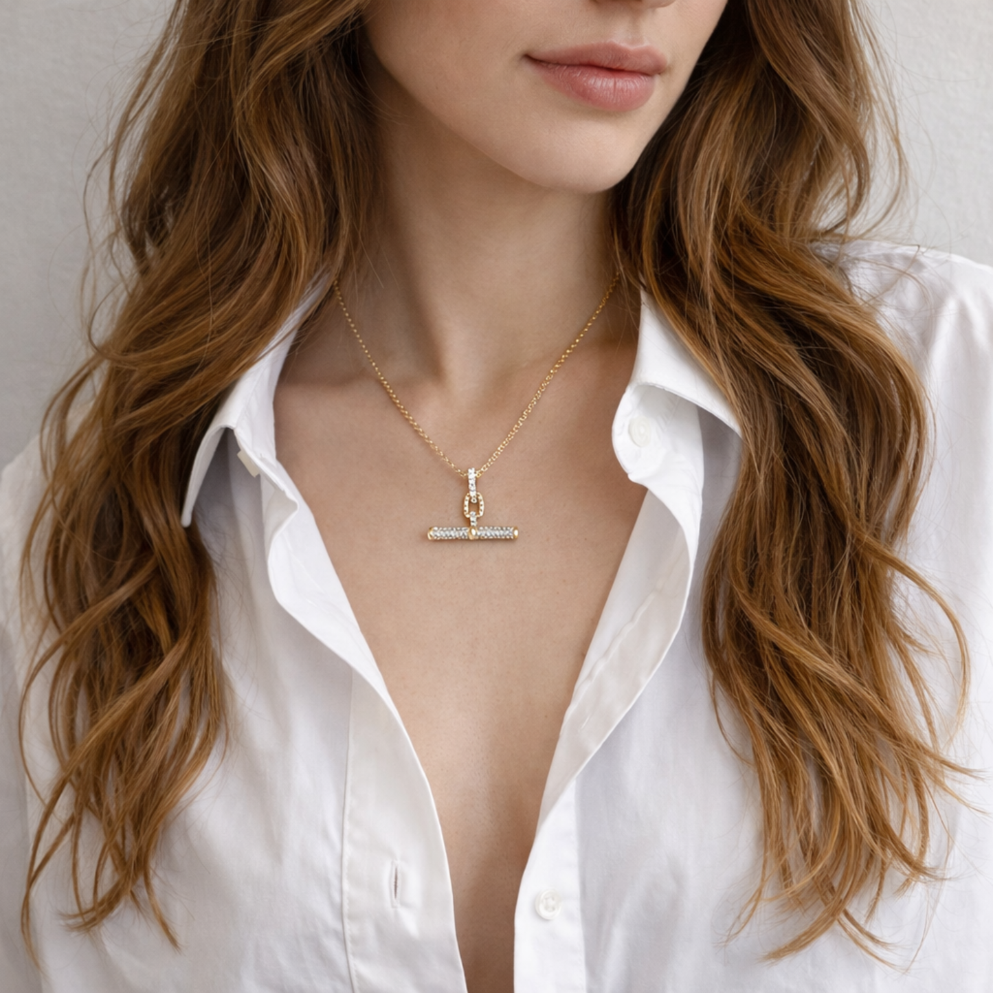 T-Bar Chain Necklace