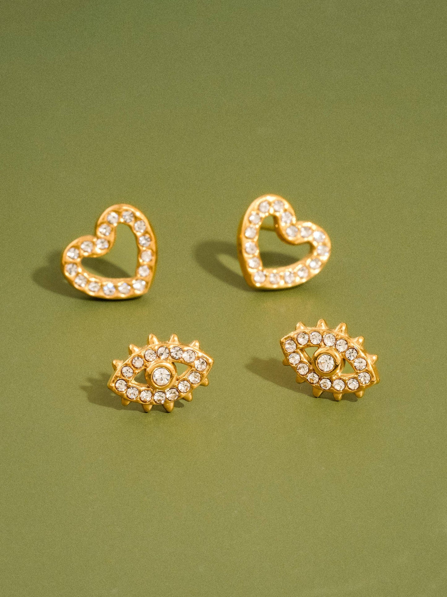 Pammi CZ Stud Earrings