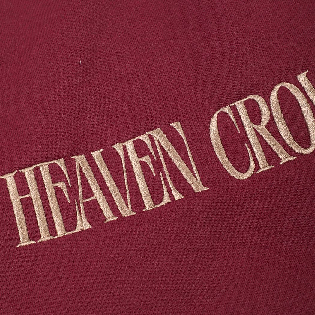 Make Heaven Crowded Embroidered Sweatshirt