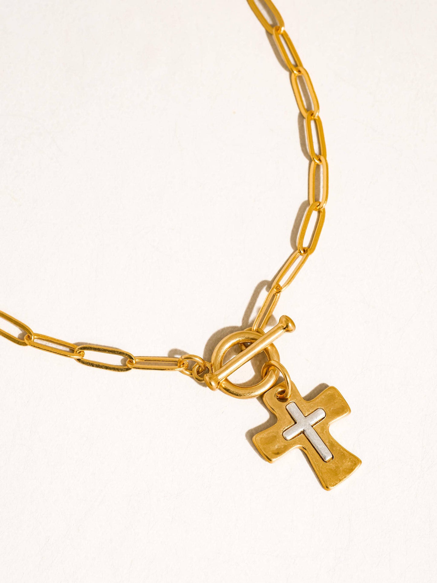 Royale Vintage Cross Necklace