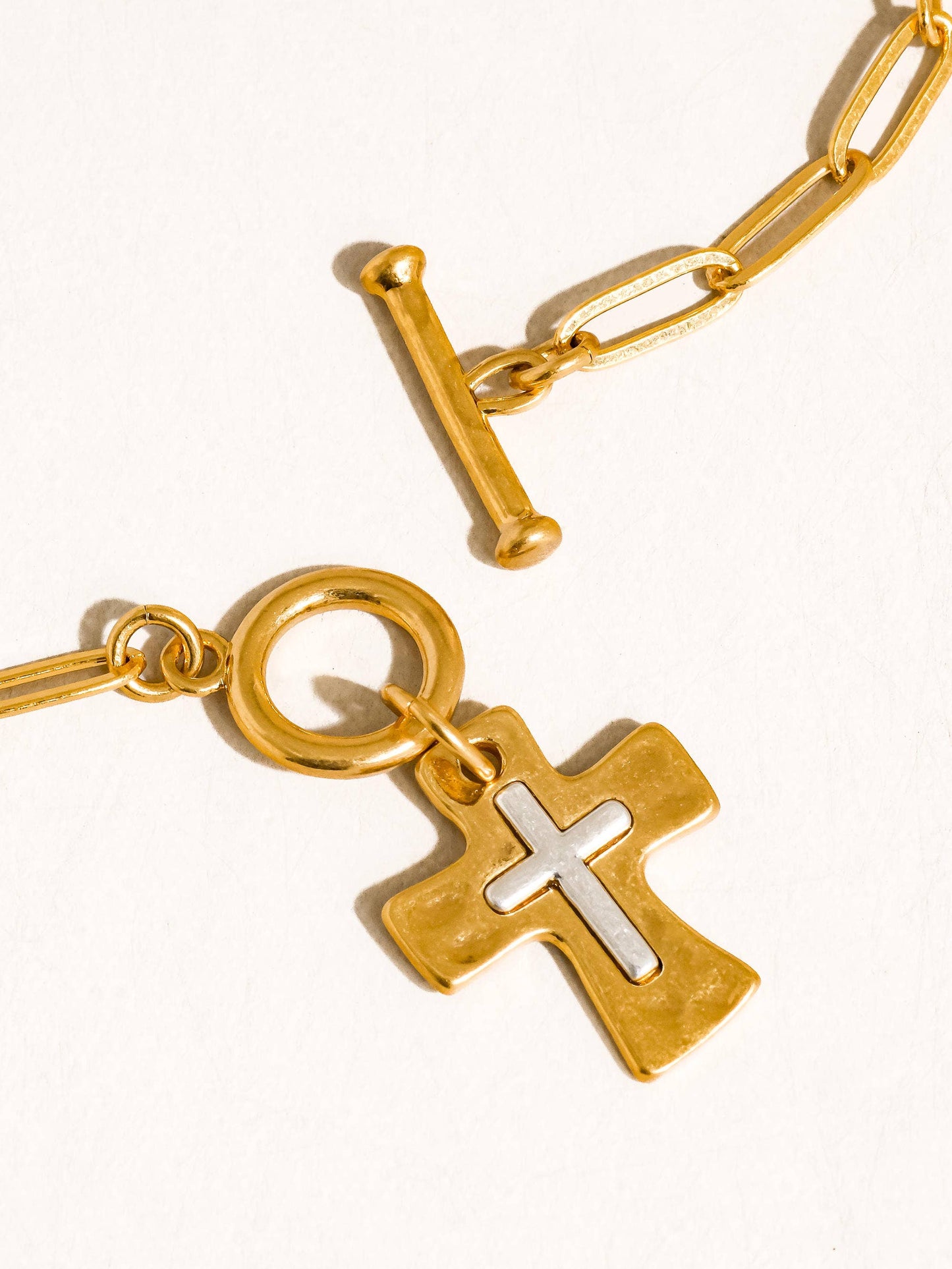 Royale Vintage Cross Necklace