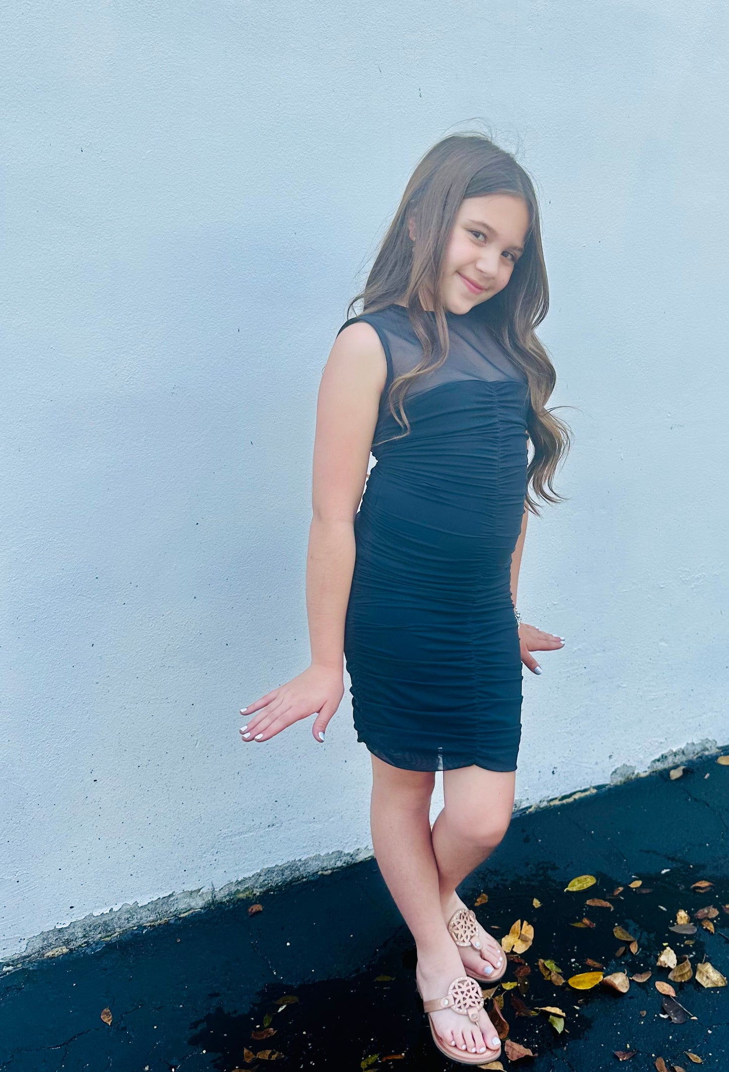 Black Bella Dress - Tween CC